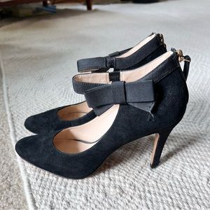 Nine West black heel size 8